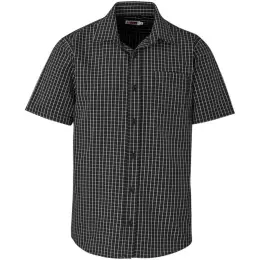 Mens Short Sleeve Aston Shirt Black